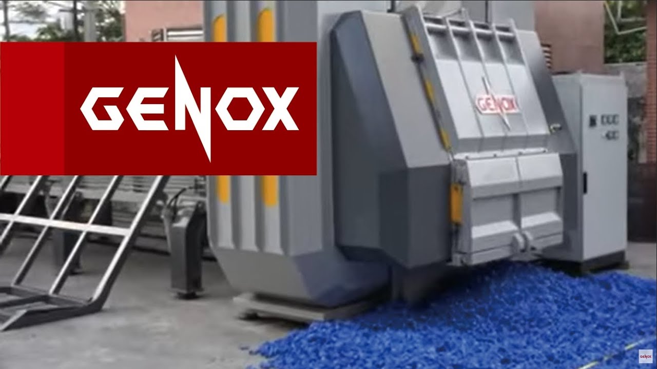 Four Shaft Pipe Shredder | J1200 - Genox Technology Tech