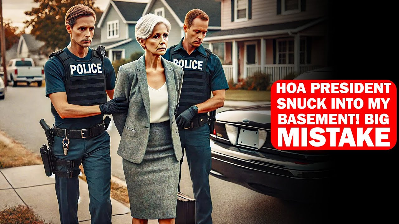HOA Karen Broke Into My Basement to Search for “Evidence”, So I Locked Her Inside Until Police Came!
