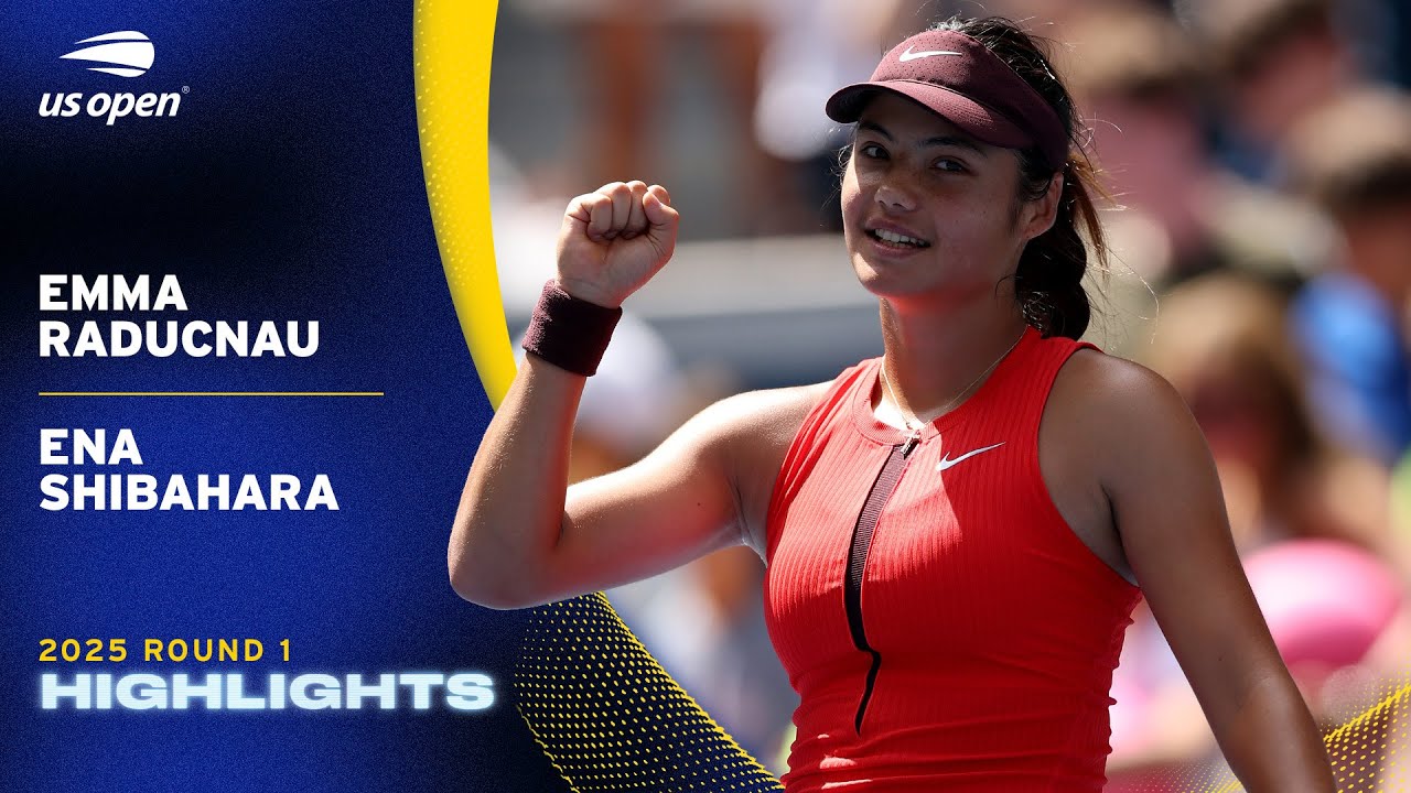 Emma Raducanu vs. Ena Shibahara Highlights | 2025 US Open Round 1