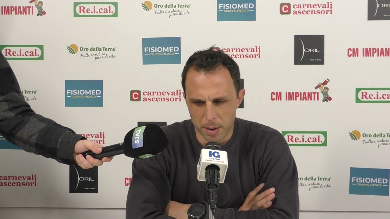 Maceratese-Termoli: il dg Serangeli al termine del match