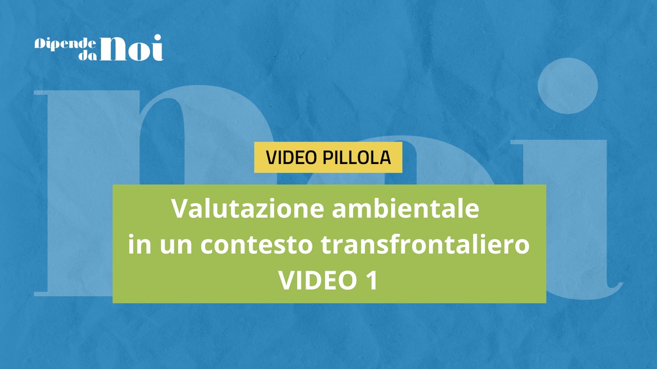 Valutazione ambientale in un contesto transfrontaliero   Video 1