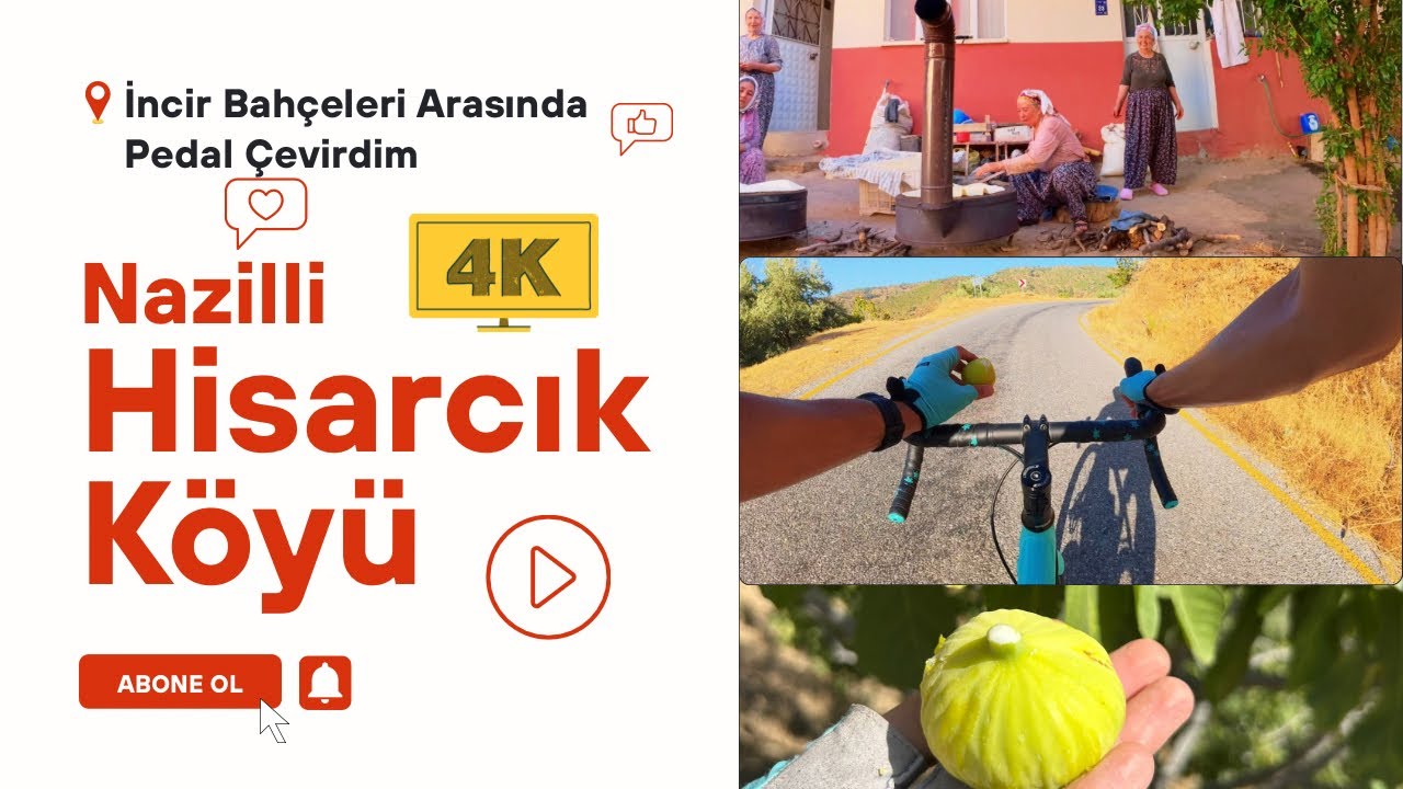 İncir Bahçeleri Arasında Pedal Çevirdim | Nazilli Hisarcık Köyü Bisiklet Turu 🚴‍♂️🍃