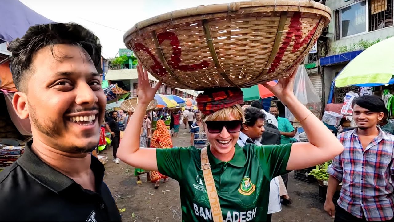 Один в железнодорожной деревне Дакки, Бангладеш 🇧🇩 (деревенская жизнь)