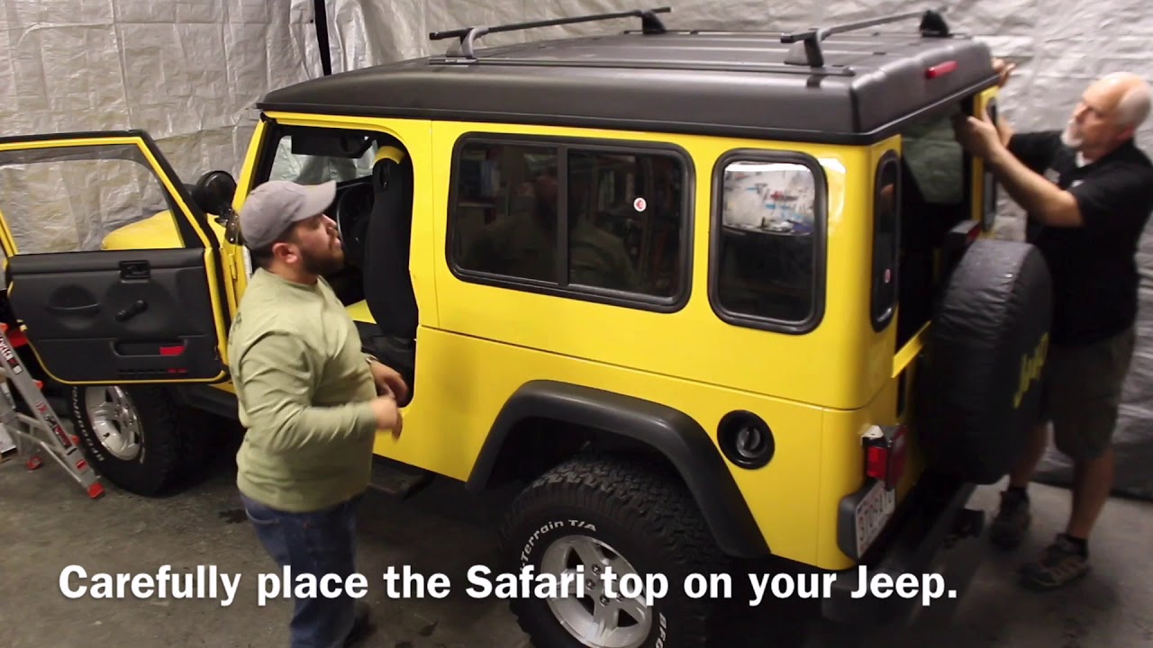 GR8TOPS TJ/LJ Safari Top Install