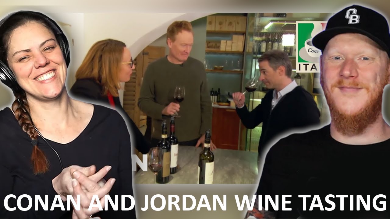 Conan & Jordan Schlansky's Italian Wine Tasting REACTION | OB DAVE REACTS