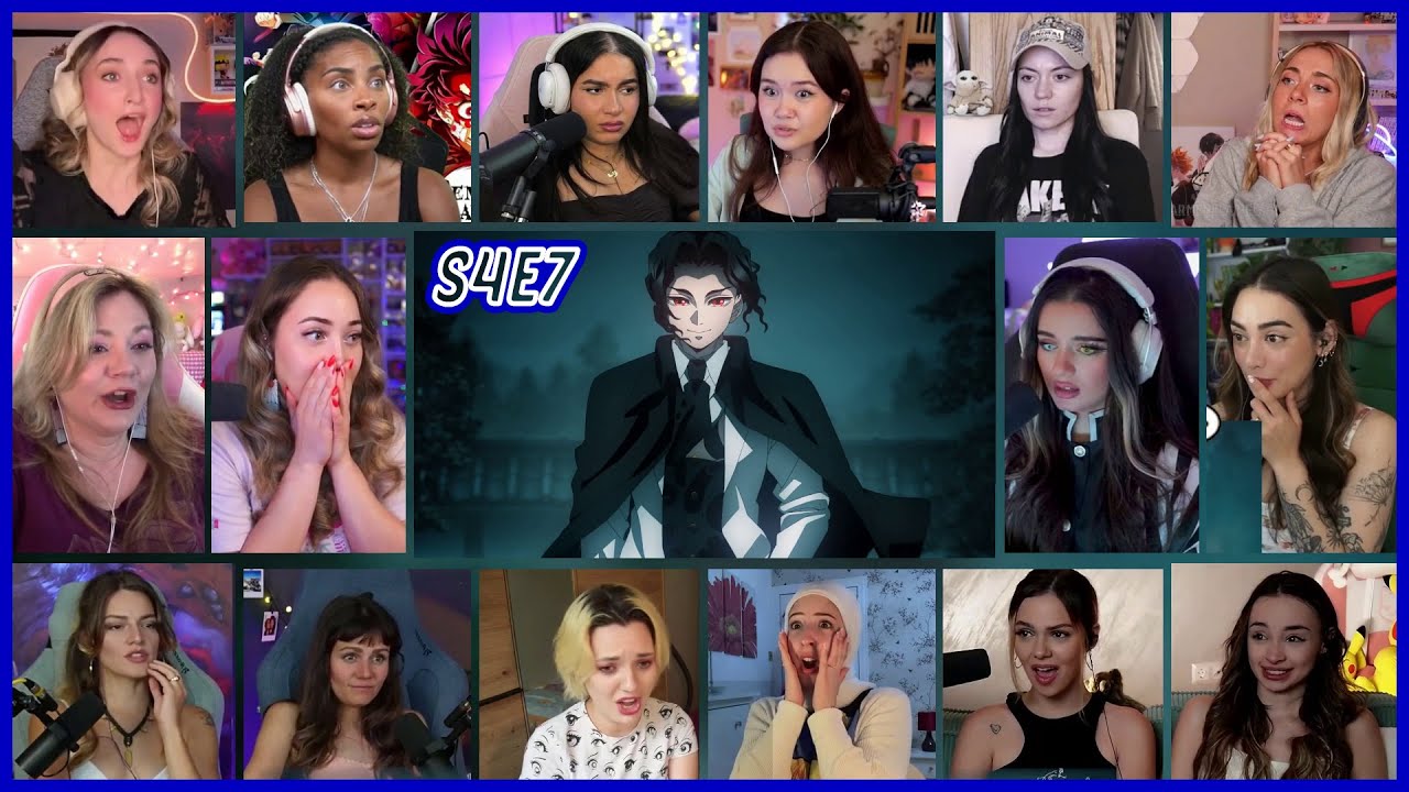 Demon Slayer Season 4 Episode 7 Girls Reaction Mashup | Hashira Training Arc Ep 7