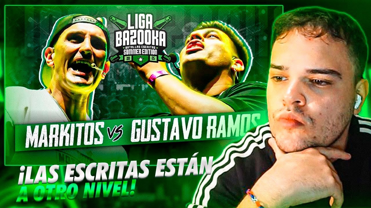 GUSTAVO RAMOS REVIENTA A SUS HATERS I REACCIÓN MARKITOS vs RAMOS @ligabazooka