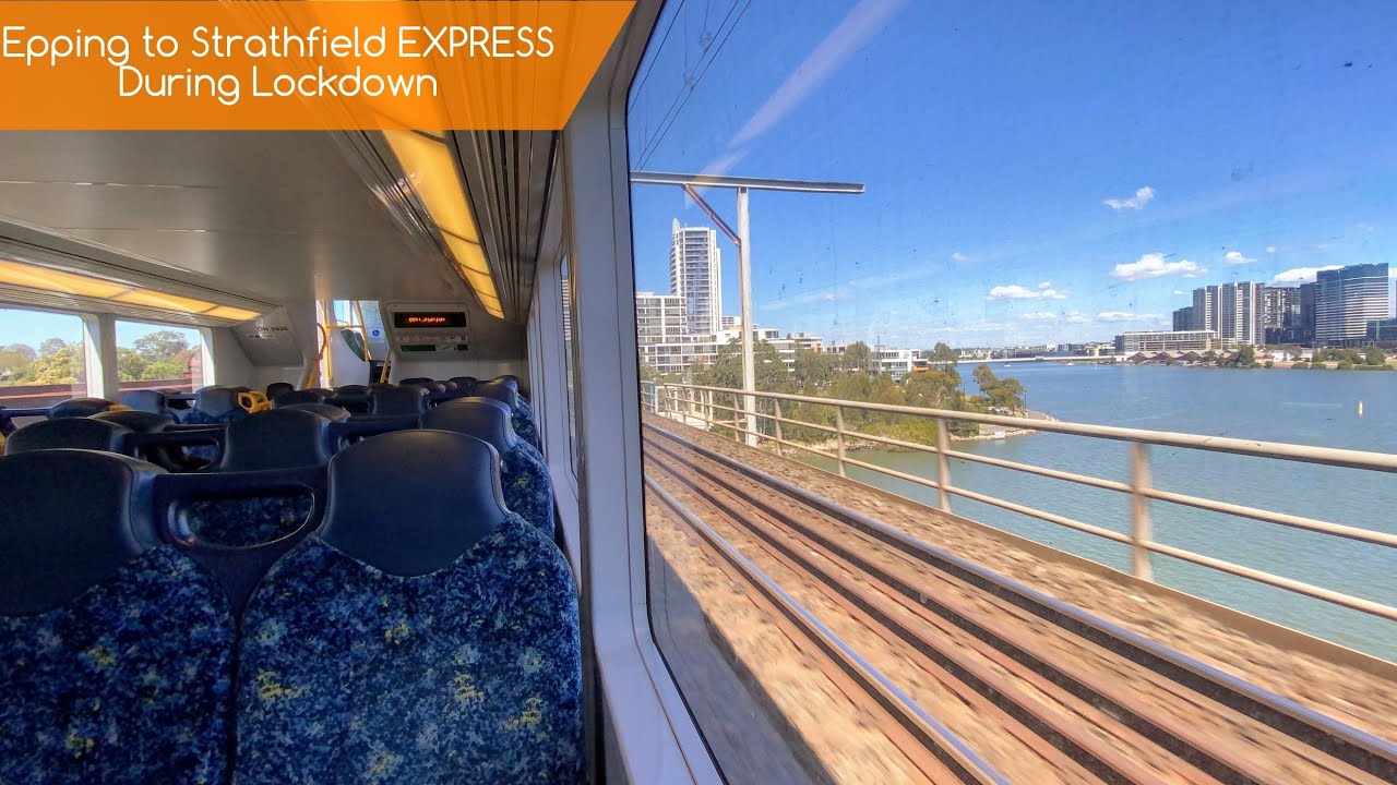 Sydney Trains Vlog 1866: Epping to Strathfield EXPRESS During Lockdown