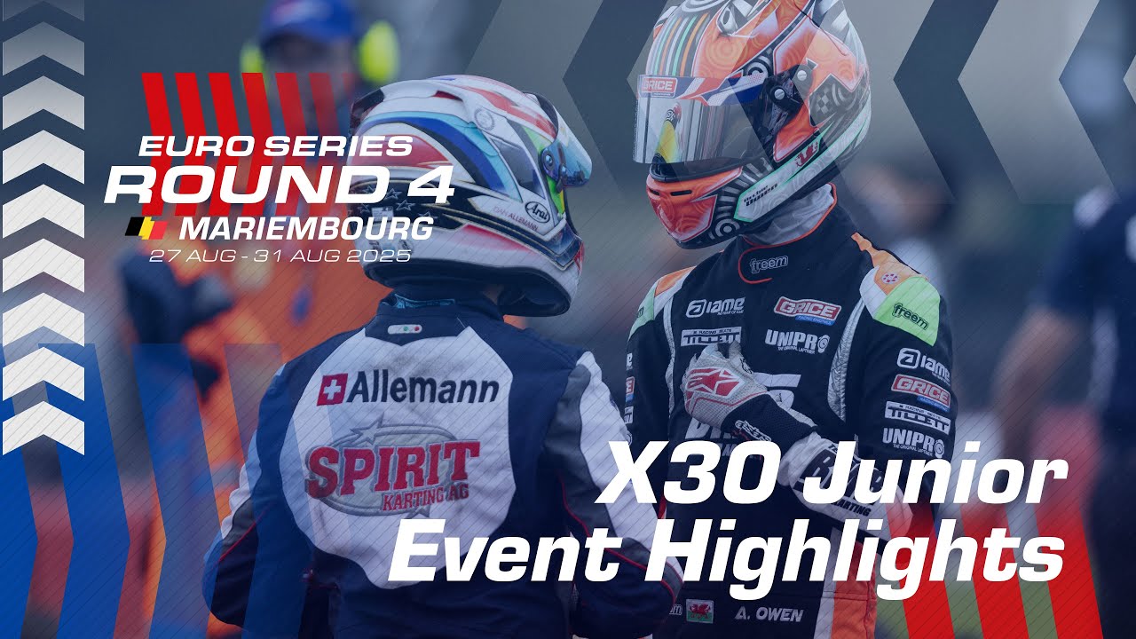 X30 Junior Highlights | Round 4, Mariembourg, Belgium | IAME Euro Series 2025