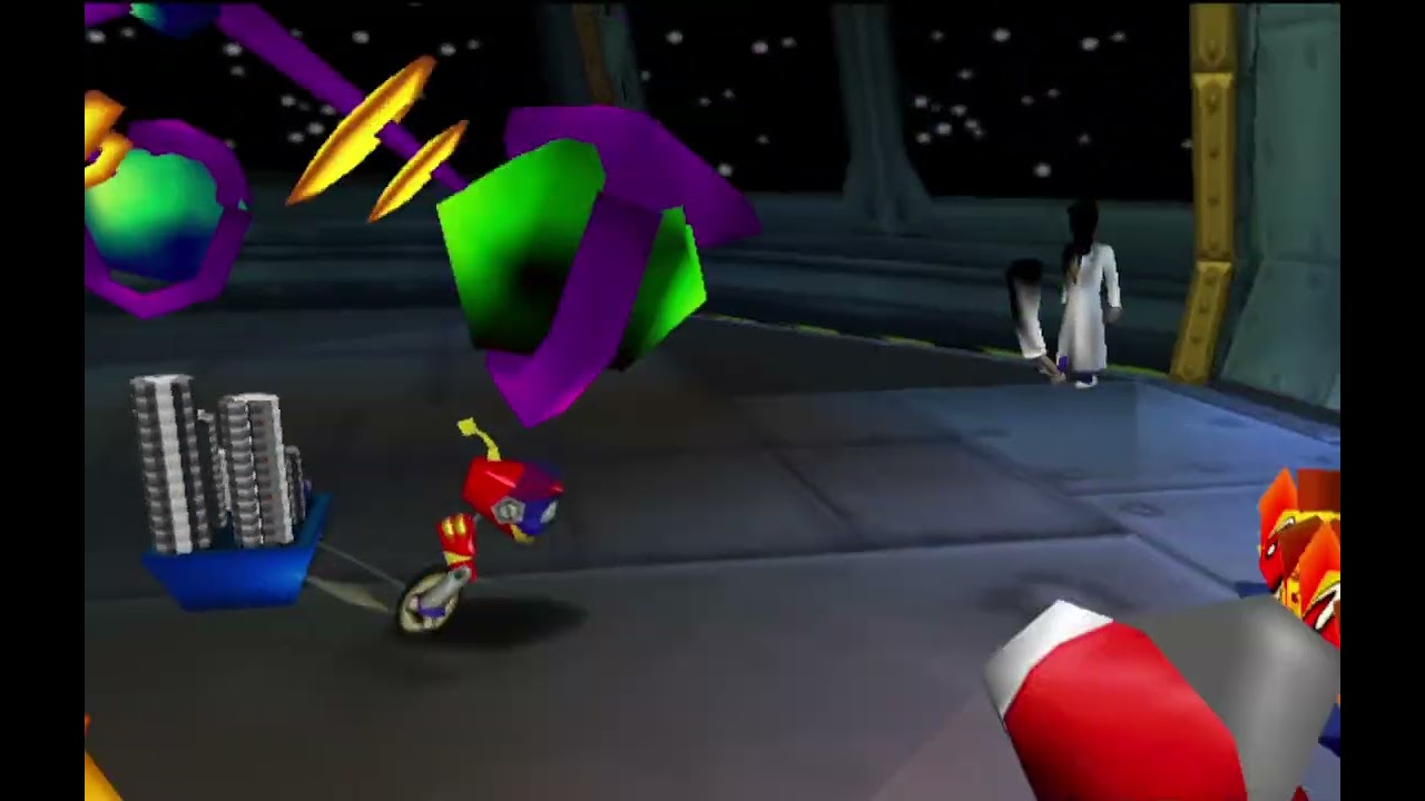 Playing in the control room (Rocket: Robot on Wheels debug)