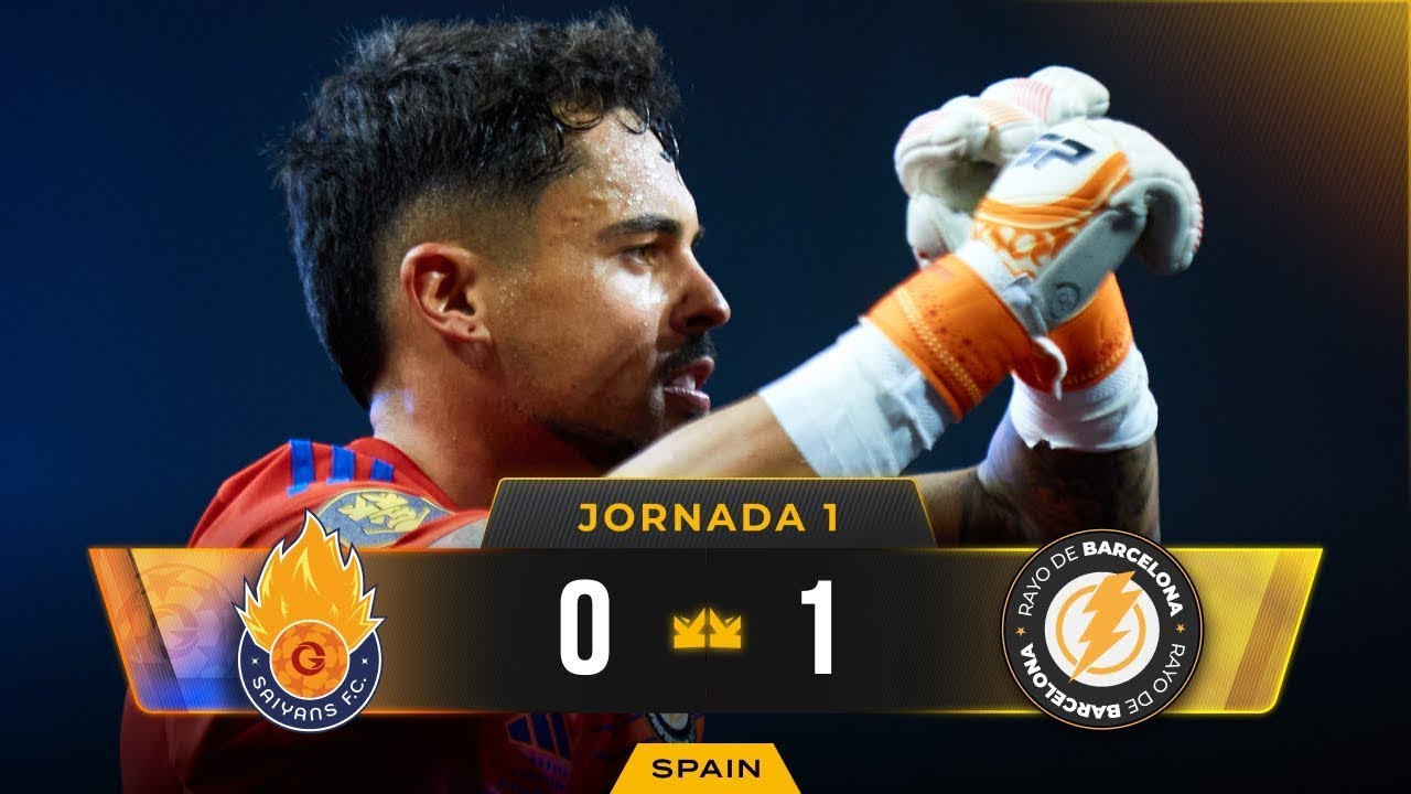 Saiyans FC de THEGREFG VS Rayo de Barcelona de SPURSITO | Partido Completo Jornada 1 (0-1)