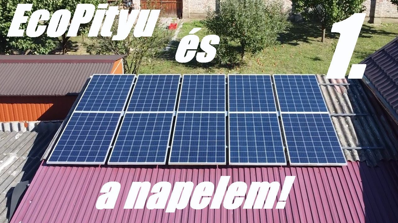 EcoPityu és a napelem. Első rész.