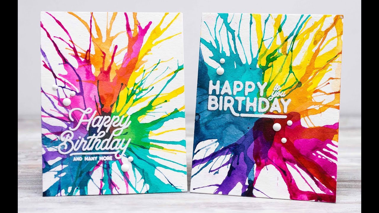 Paint Blowing Technique
