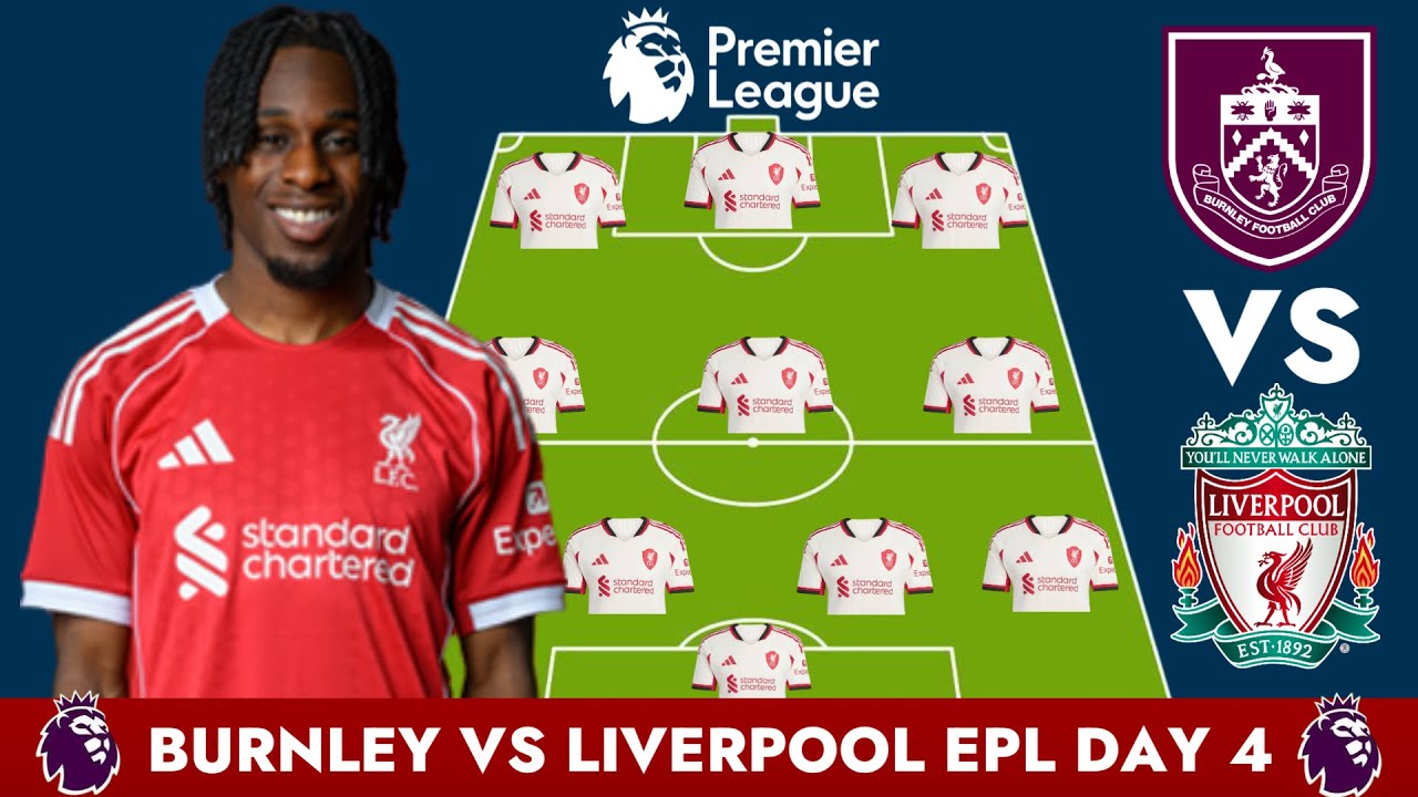 BURNLEY vs LIVERPOOL 🔥 PREDICTED XI (4-3-3) ft ISAK & FRIMPONG | PREMIER LEAGUE 2025/26 MATCHDAY 4