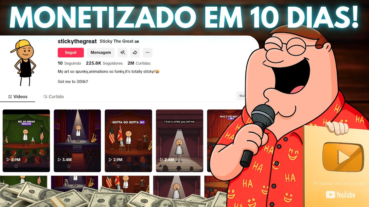 Como eu explodi um tiktok dark copiando vídeos legamente (e ele gera $$$ diariamente)