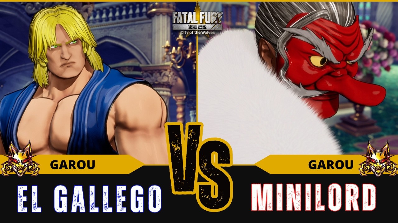 FF:CotW 🐺 EL GALLEGO (Ken Masters) vs MINILORD (Mr.Karate)⭐Replay Match - FATAL FURY: CotW - 7/26