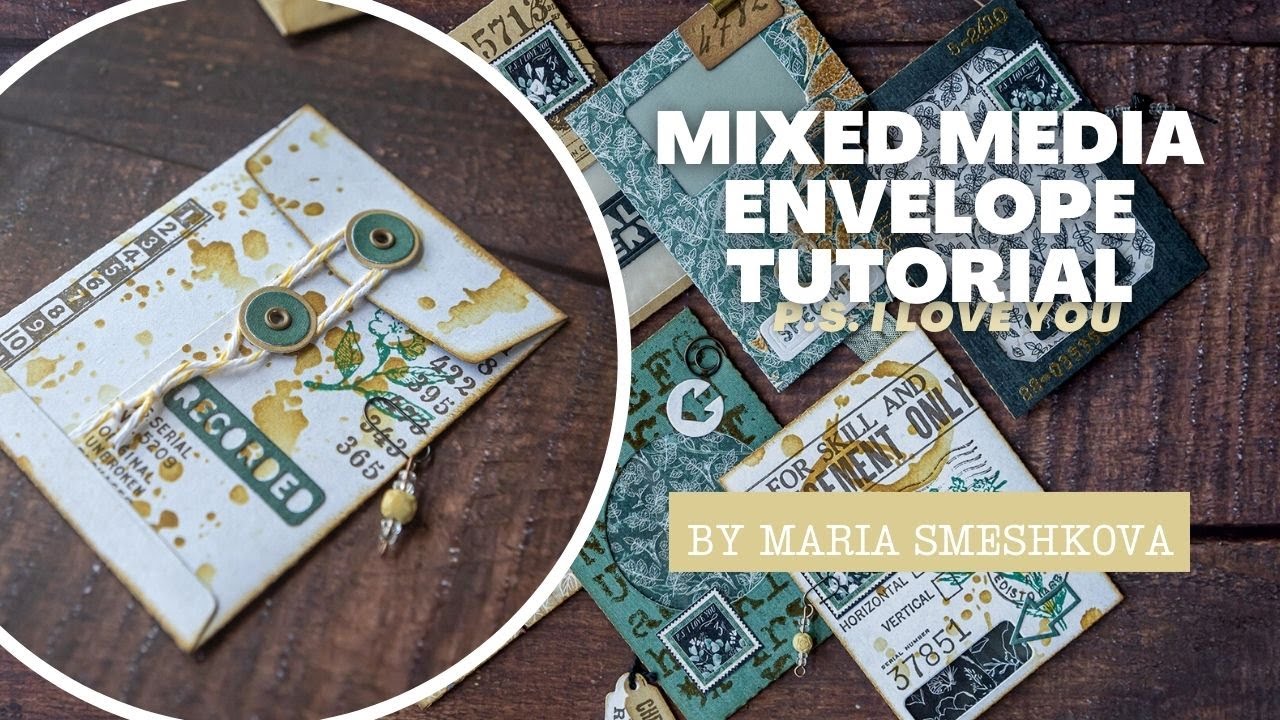 Policy Envelopes for Junk Journals and Travel Albums - by Maria Smeshkova