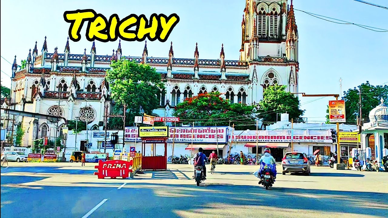 Trichy Chathiram Bus Stand to Highway Car Travel Video | (Trichy - Tamilnadu - India) Mg walk