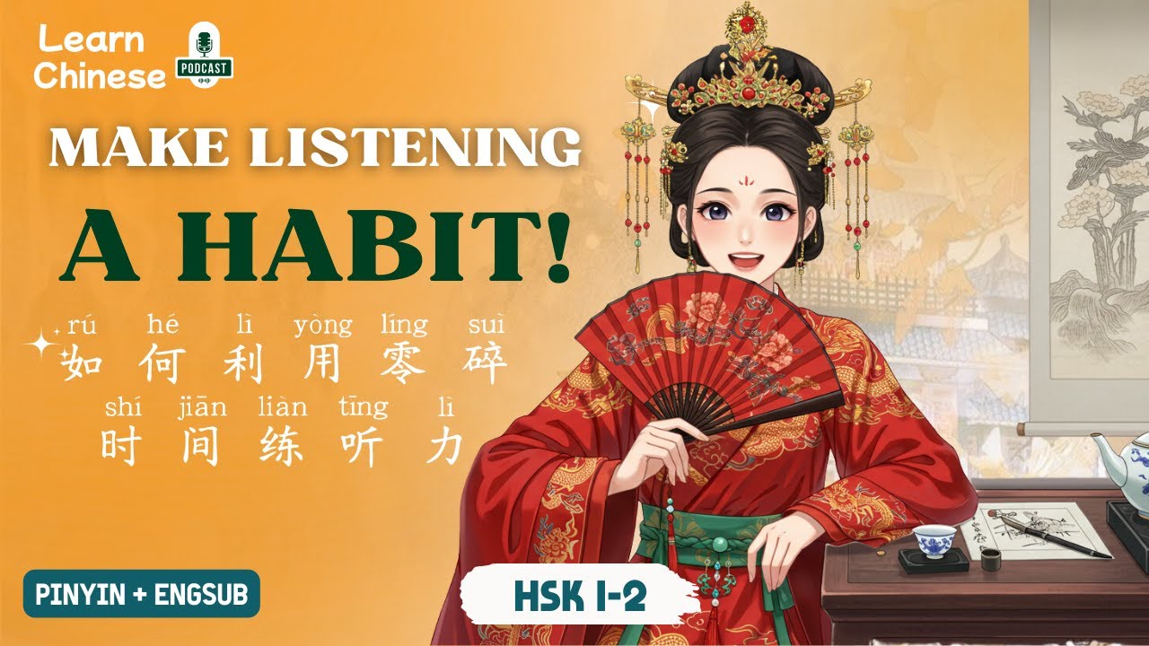 HSK 1-2 | Как использовать свободное время для аудирования | Практика аудирования китайского языка