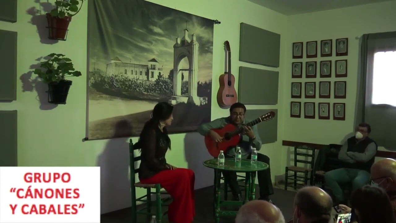 Paqui Ríos con José de Pura-Peña Flamenca Pozo Nuevo de Olivares-   Siguiriyas de Jerez y Triana.