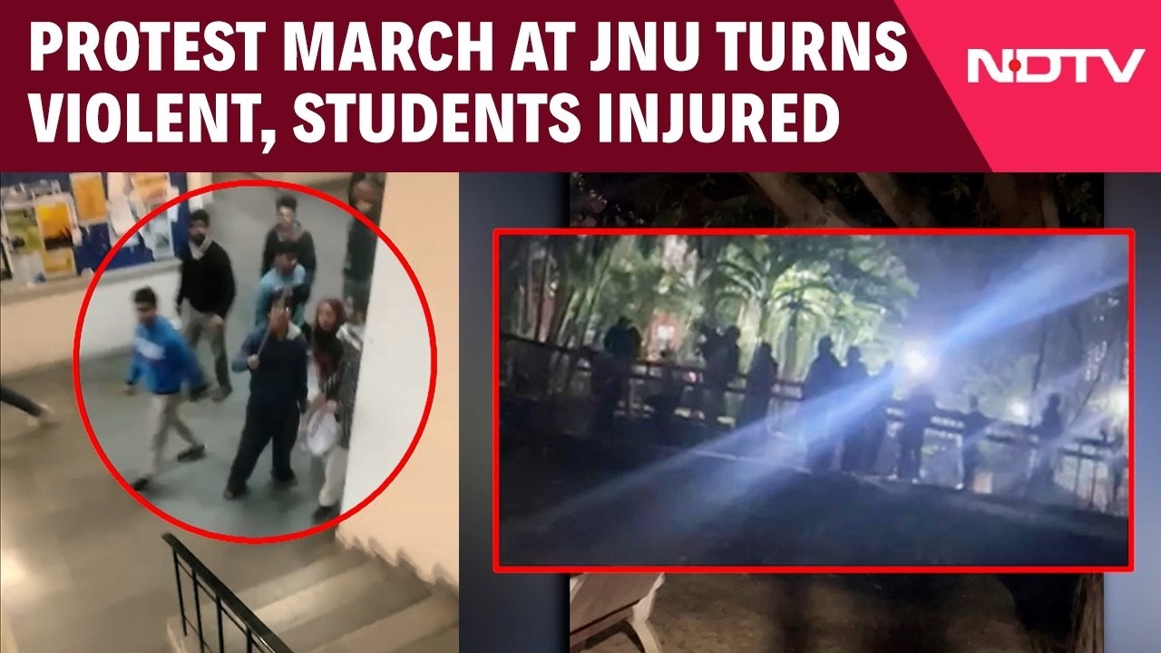 JNU Violence | JNU Clashes | JNU News | Student Groups Accuse Each Other Of Attacks
