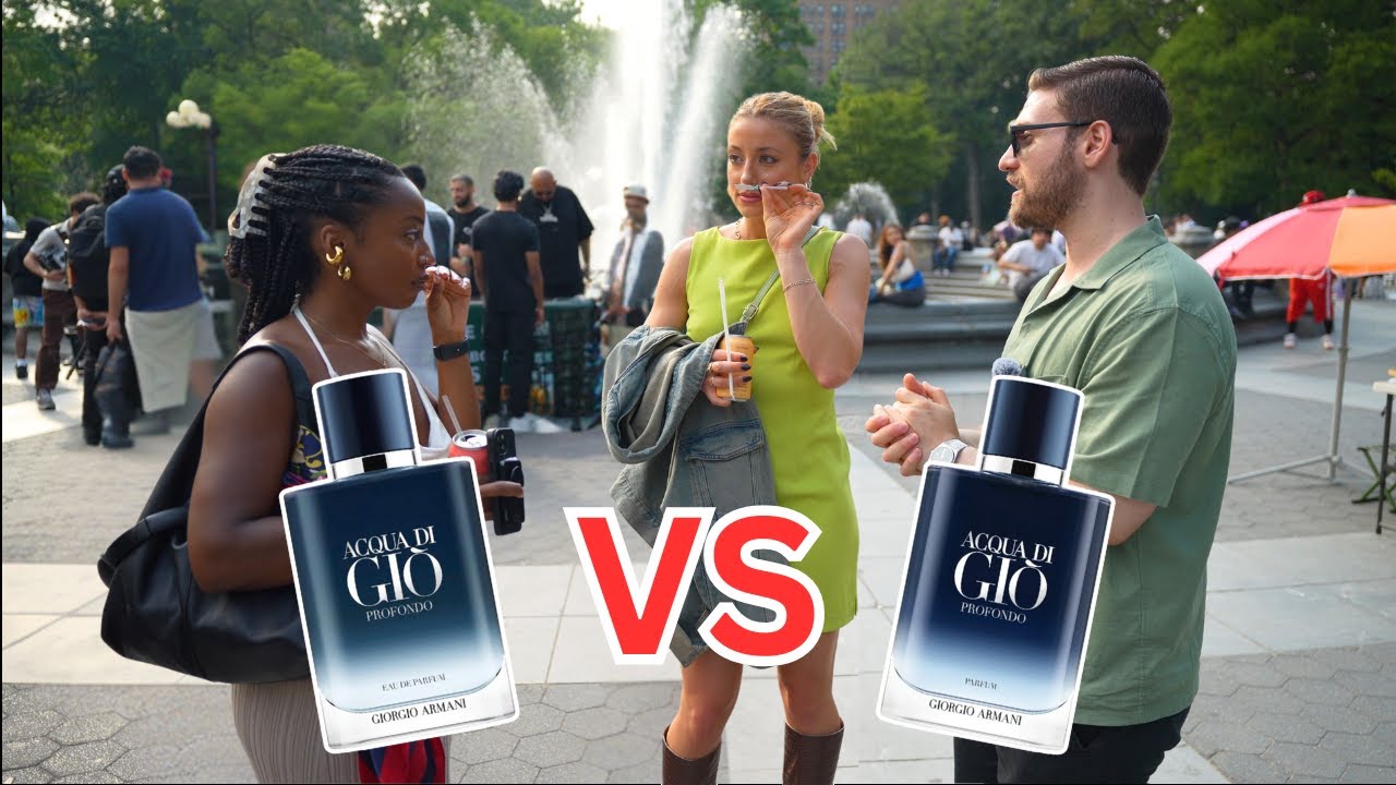 Acqua Di Gio Profondo Eau De Parfum Vs Acqua Di Gio Profondo Parfum Fragrance Battle Womens Reaction