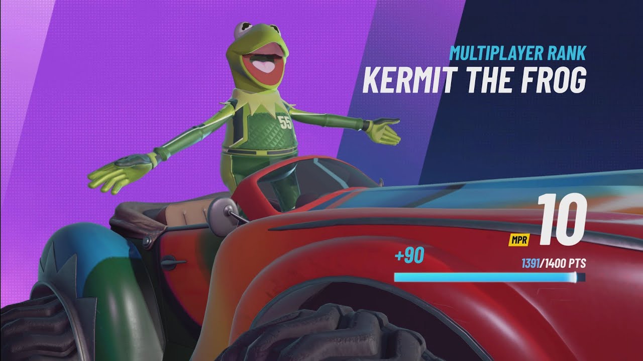 KERMIT THE FROG Rank Match -  Disney Speedstorm