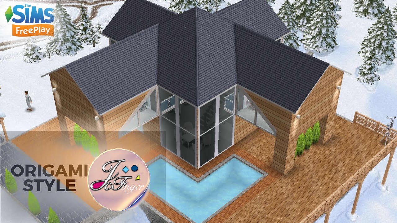Sims FreePlay ⛺️ | СТИЛЬ ОРИГАМИ | ТУР И СТРОИТЕЛЬСТВО В ПРЯМОМ ЭФИРЕ 🛠🚧 Автор: Joy