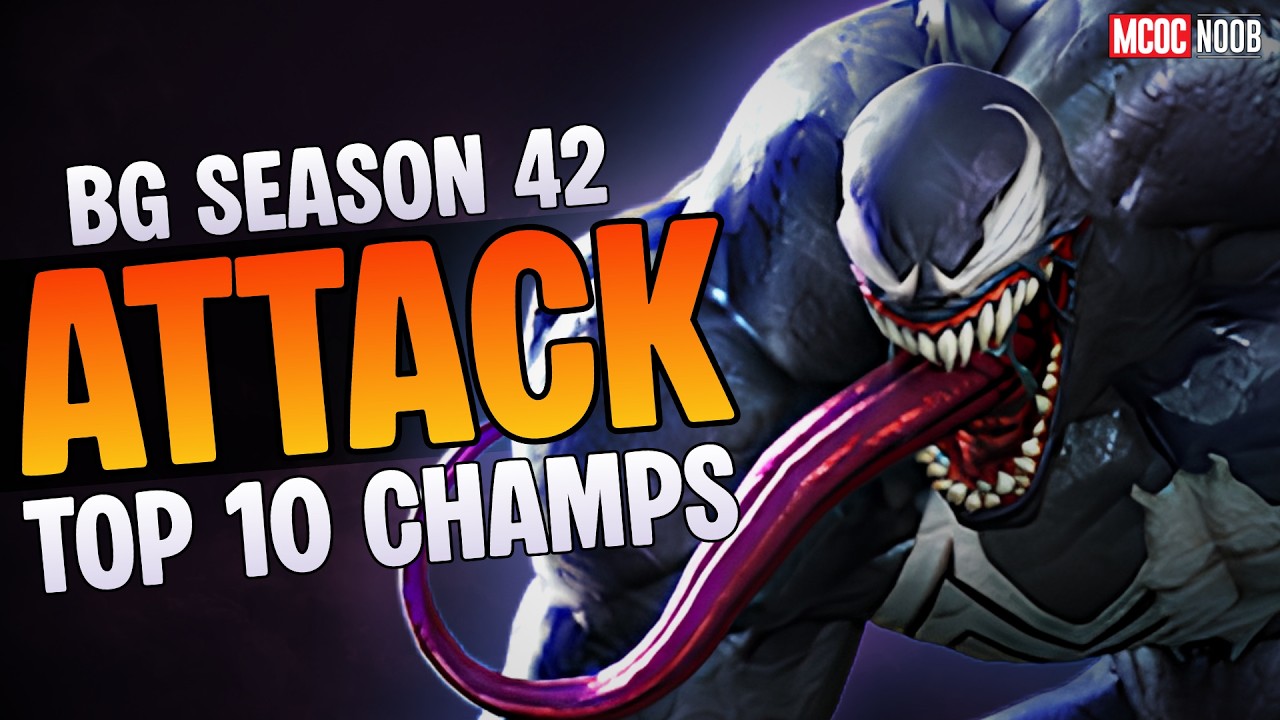 TOP 10 ATTACKERS for Battlegrounds Season 42! | MCOC