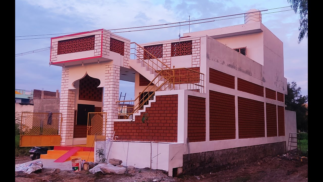 Award Wining  Mud  House | Interlocking | Red Oxide Floor | Interlocking Bricks | Traditional House