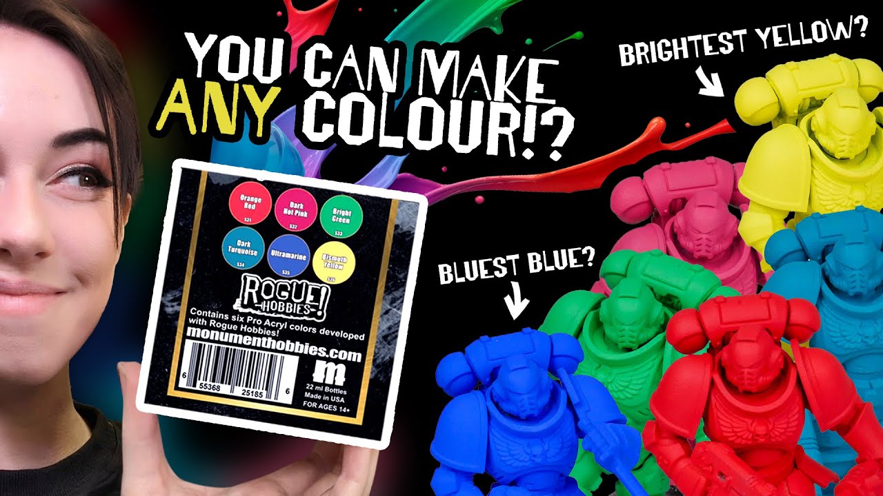 The Ultimate Guide to The NEW Rogue Hobbies Pro Acryl Signature Series Paint Set!