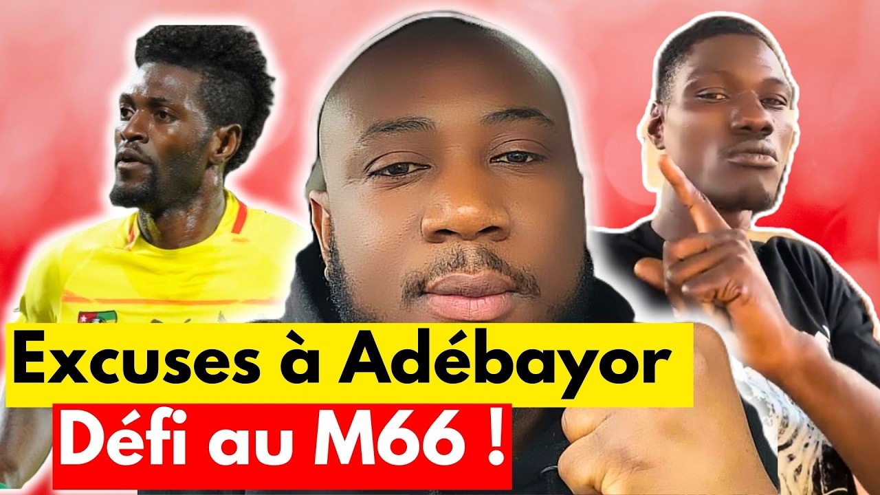 Achikan Goro présente ses excuses à Adebayor, puis provoque le M66 ! 😱