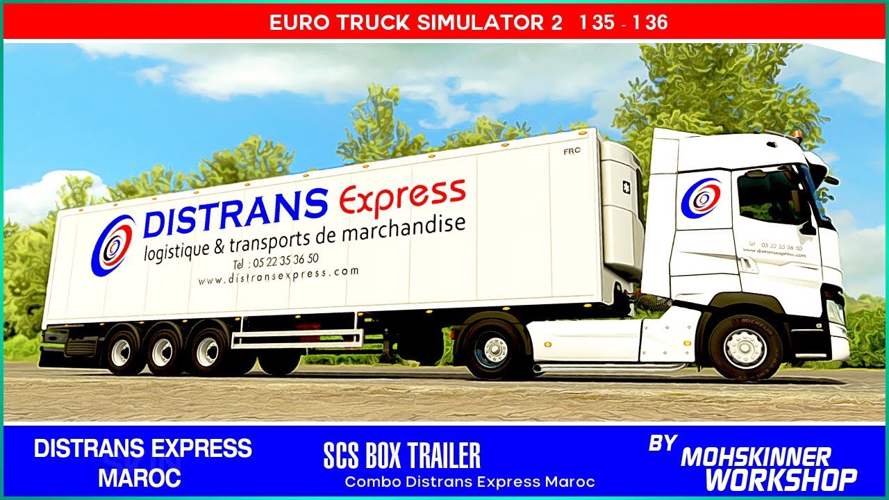 Distrans Express | Combo Skins | Euro Truck Simulator 2 1.36 | Enjoy It
