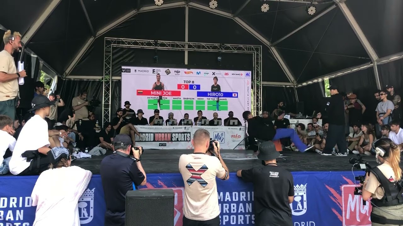 Mini joe 🇻🇪 vs Hiro 10 🇯🇵 | Top 8 | WDSF Breaking for gold international series Madrid 2023