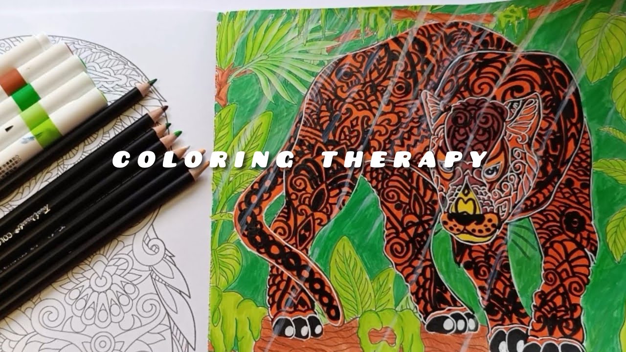 Relaxing Coloring with Markers & Colored Pencils 🎨✨