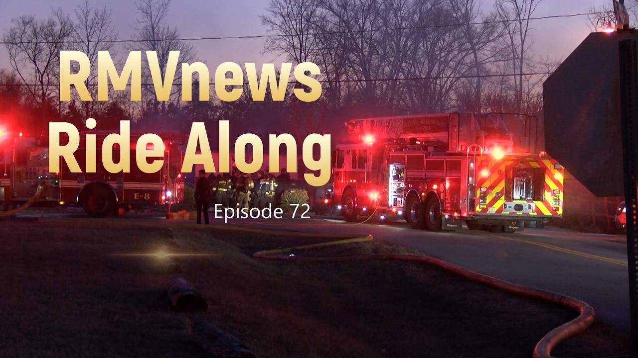 House Fire Displaces Family | Single Car Crash Destroys Utility Pole | RMVnews Ride Along Ep 72
