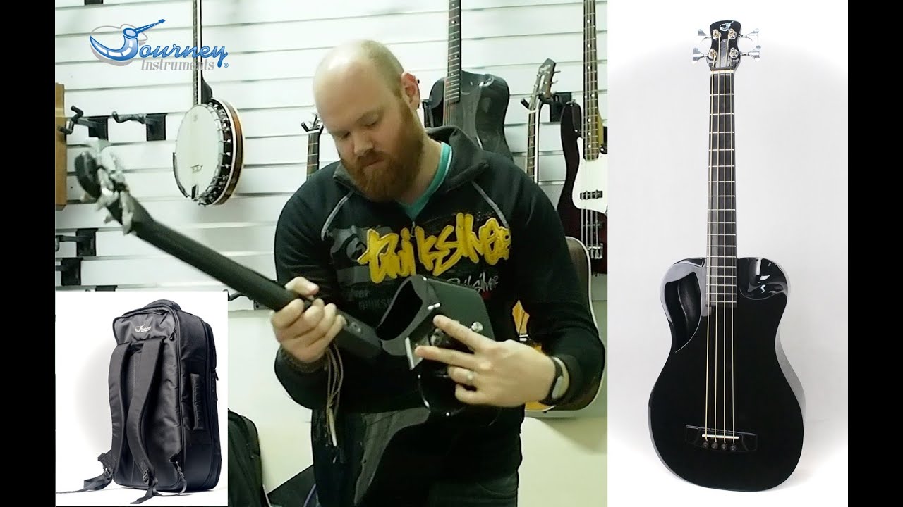 Journey Instruments OB660 acoustic carbon fiber bass demo