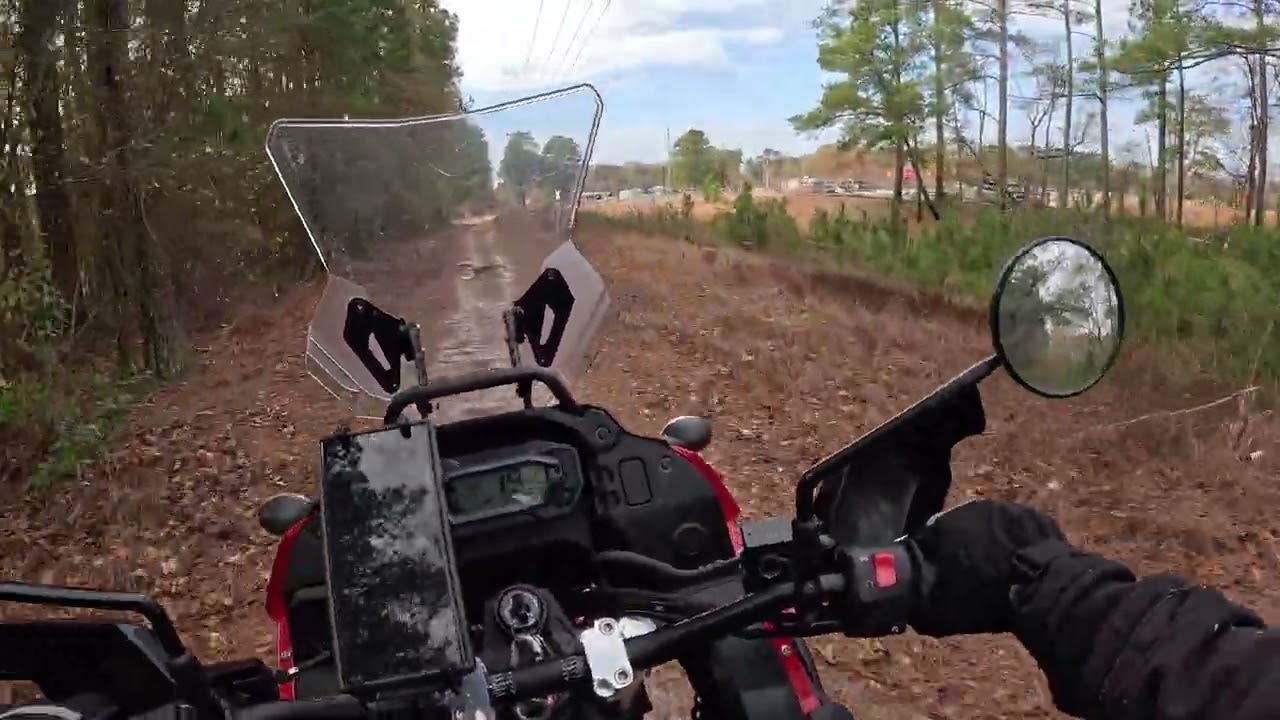 abandoned railroad tracks on the klr650