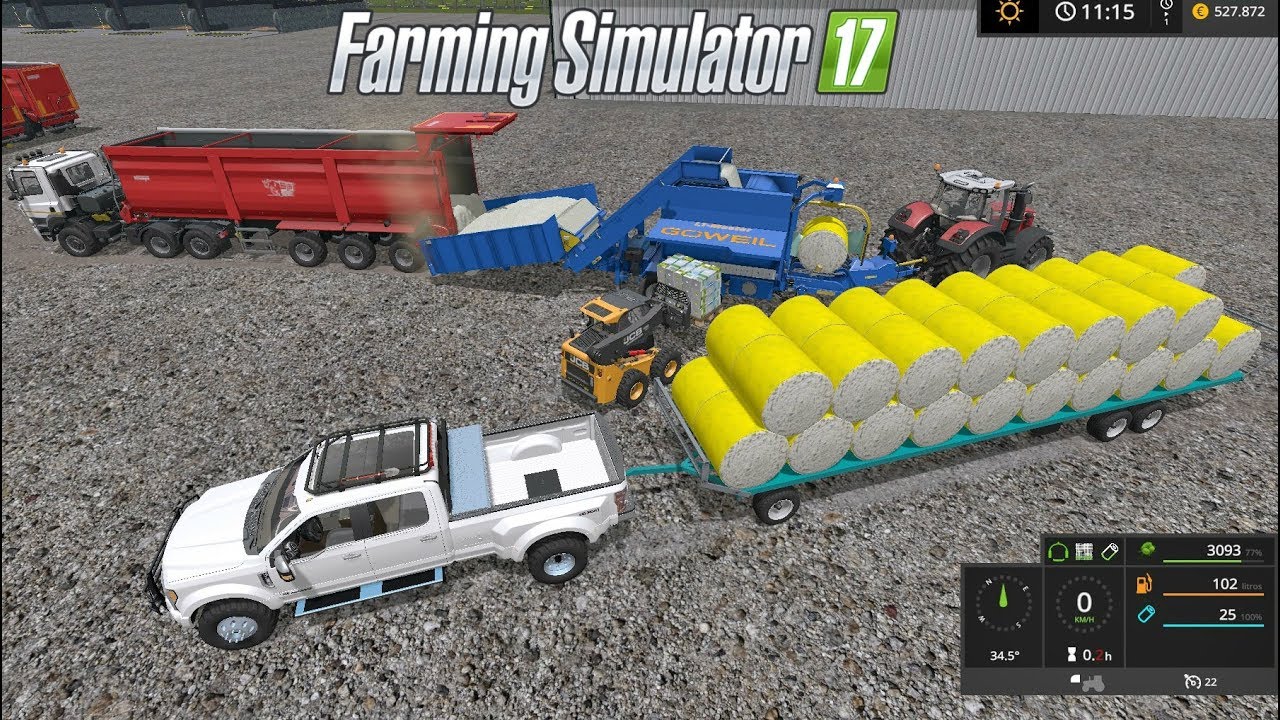 Farming Simulator 17 | Maquinon Goweil LT Master | Pacas de Algodón Everywhere