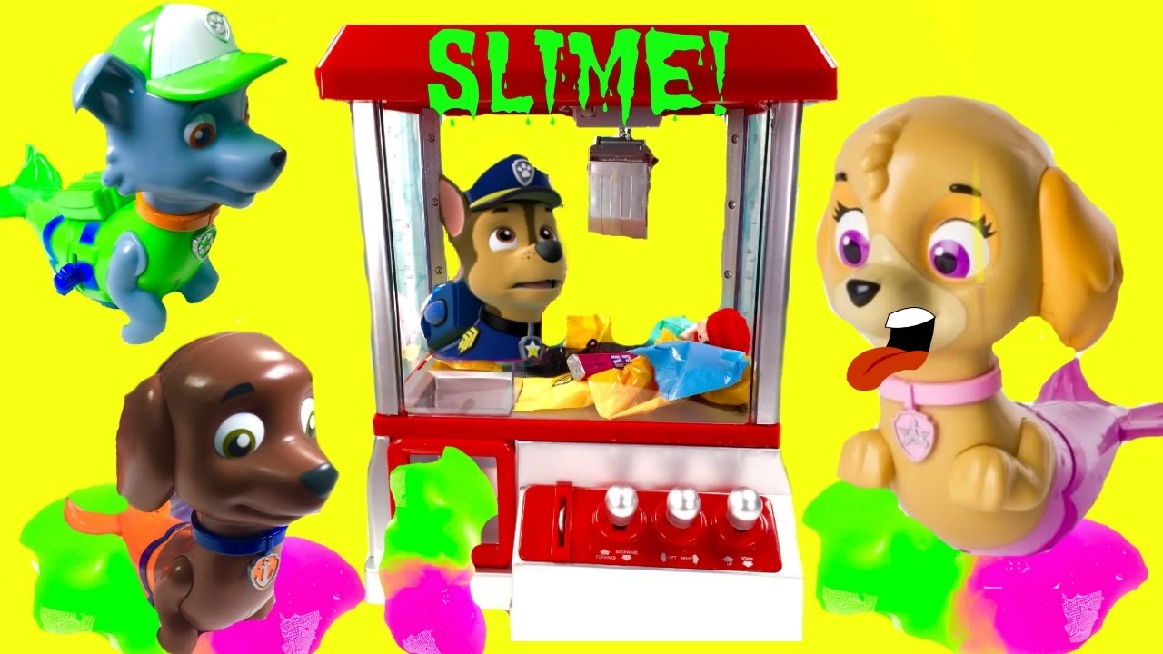 Merpups Play SLIME Claw Machine