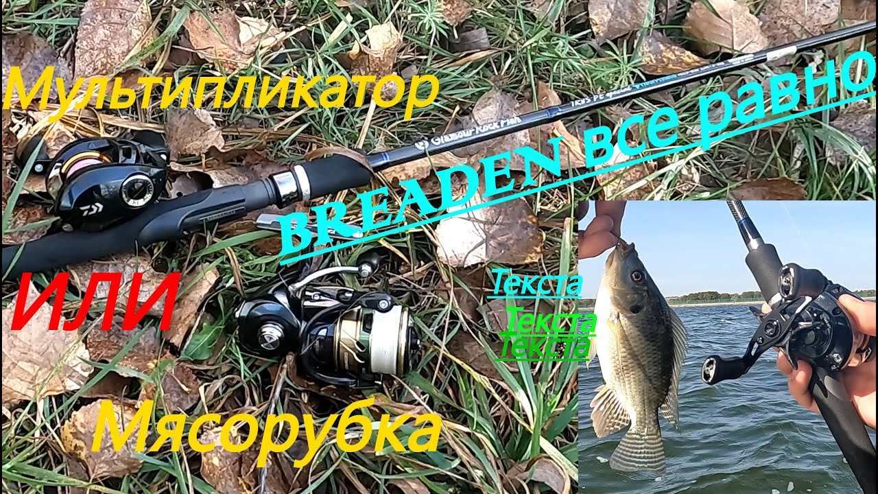 Мультипликаторная или безинерционная катушка? Breadan GRF-TR85 Houri-Island все равно. Тест по низам