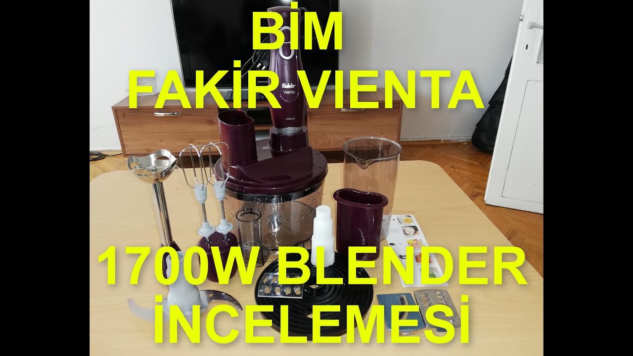 BİM Fakir Vienta 1700w Blender Seti