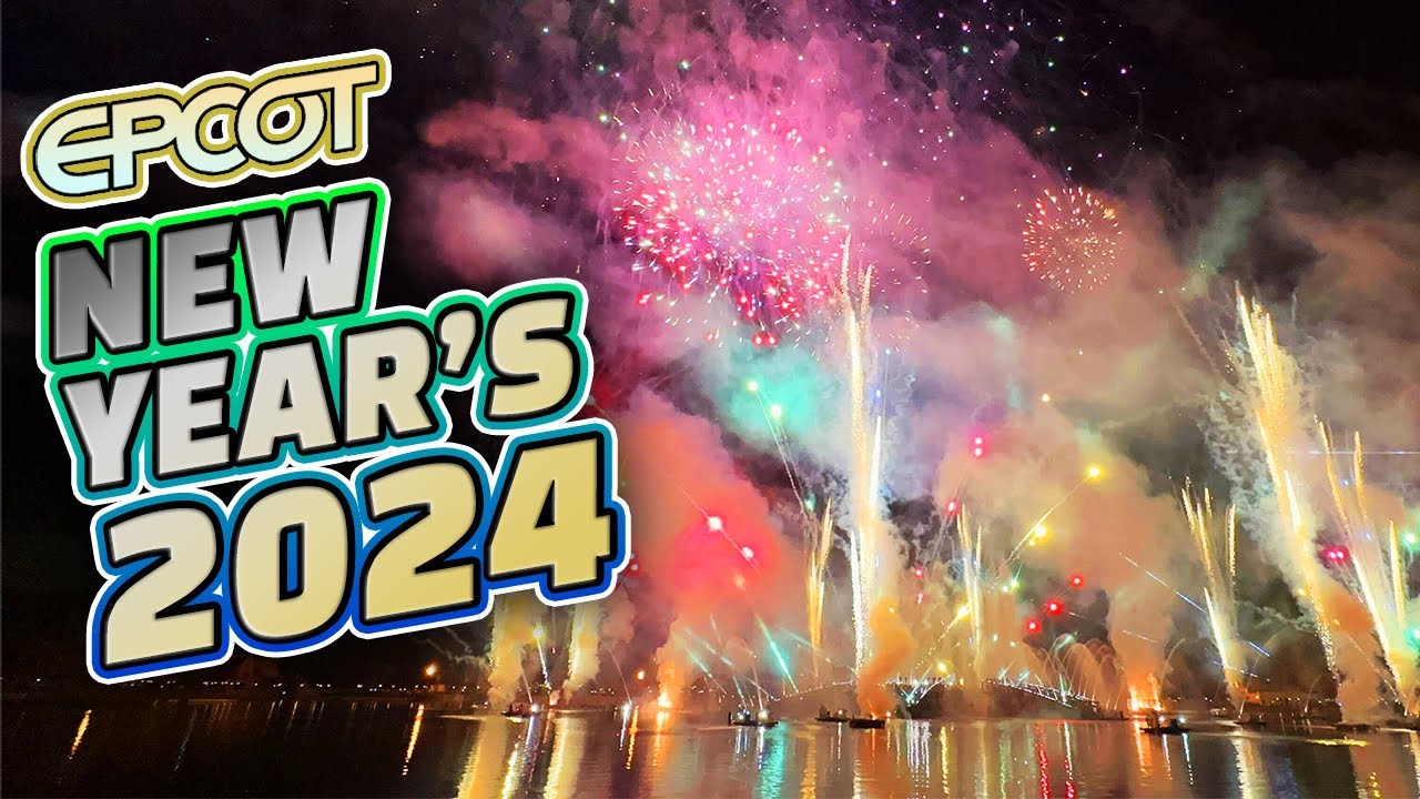 Cheers to the New Year Fireworks at EPCOT 2024