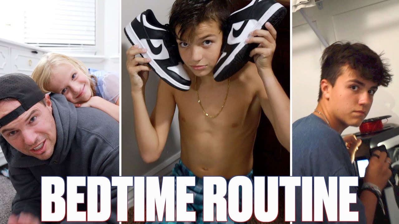 OUR WEIRD WEEKDAY SCHOOL NIGHT BEDTIME ROUTINE | NIGHT TIME ROUTINE WITH FOUR KIDS IN BIG FAMILY