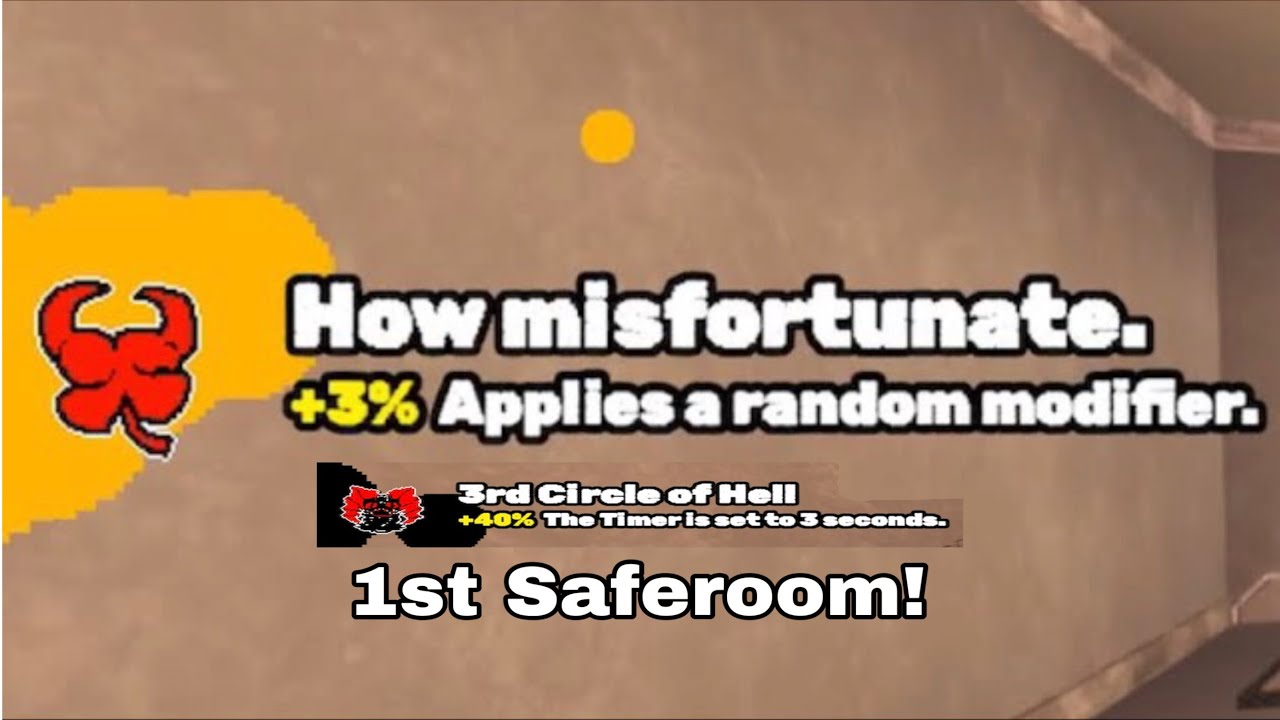 POV: Only choosing this modifier, but you INSTANTLY got 3rd Circle of Hell! 🐐 - Grace [TEST BRANCH]