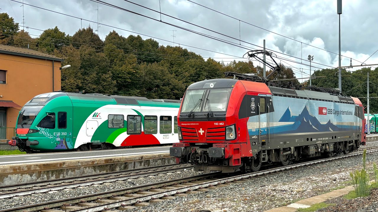 TRENI PASSEGGERI E MERCI DI OGNI TIPO ALLA STAZIONE DI REGGIO EMILIA!