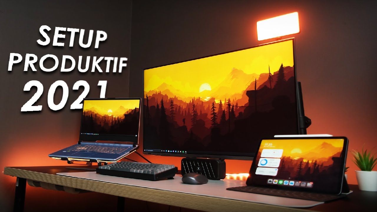 Workspace Produktif Erwin Di 2021- Setup Meja Ikea Linnmon