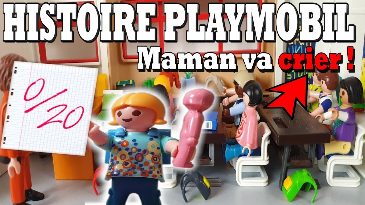 Playmobil en francais - Le bulletin scolaire, Chloé panique ! Back to school - Shannon Merveille