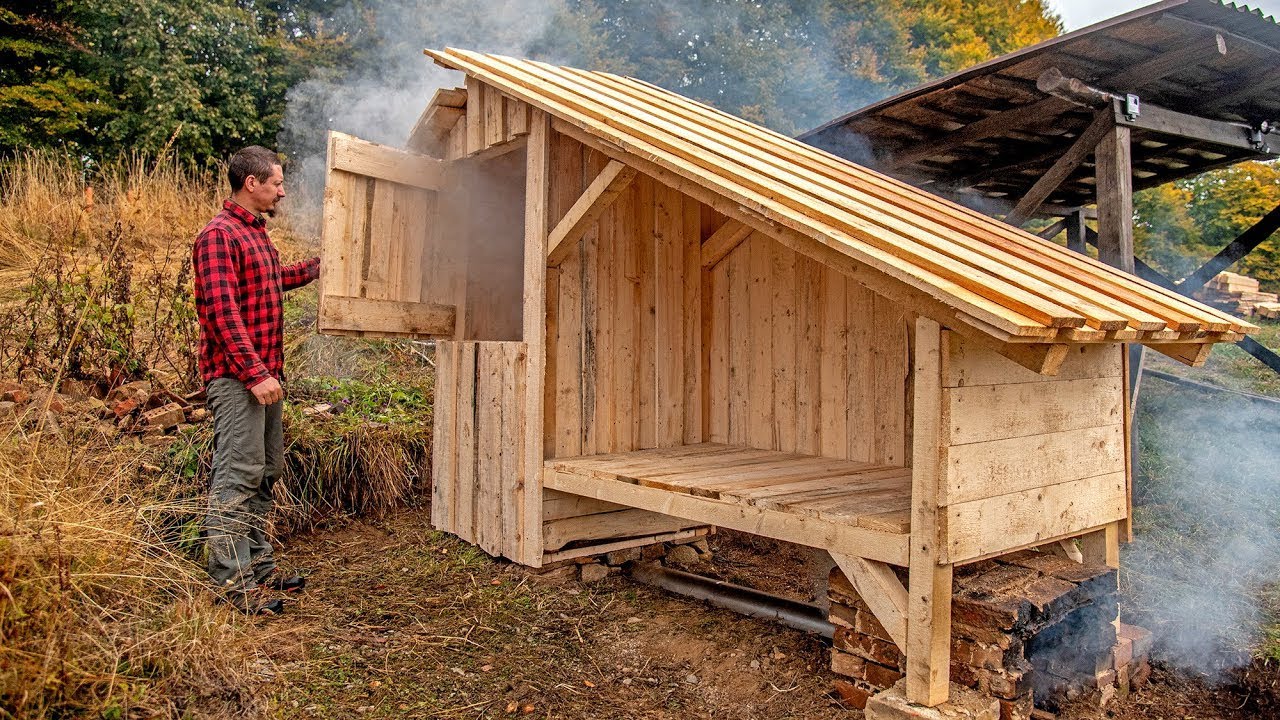 How I Build My Smokehouse - Timelapse