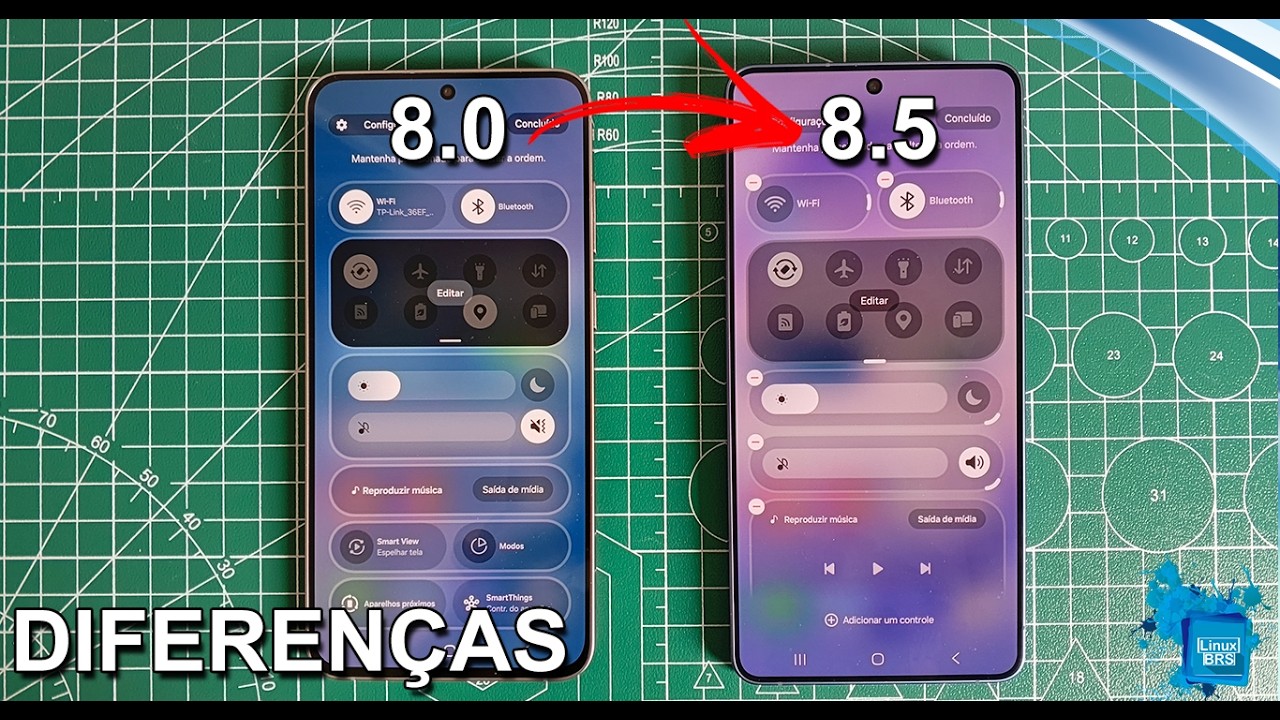 ONE UI 8.5 VS ONE UI 8.0 - DIFERENÇAS - MUDANÇAS - MAIS DETALHES (S26 ULTRA X S25 FE)